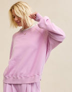 Aerie Go-To Classic Length Crew Sweatshirt - Violet Willow