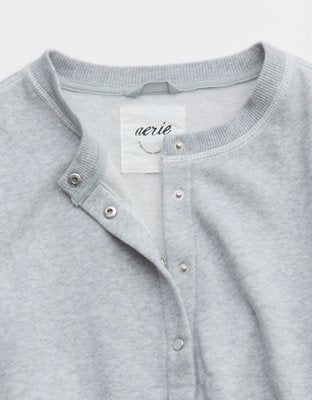 Aerie Layover Cardigan - Medium Heather Gray
