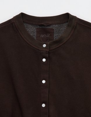 Aerie Layover Cardigan - Deep Earth
