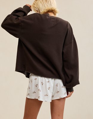 Aerie Layover Cardigan - Deep Earth