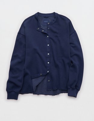Aerie Layover Cardigan - Navy