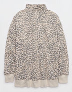 Aerie Oh Zip! Sweatshirt - Dusk