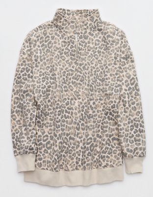 Aerie Oh Zip! Sweatshirt - Dusk