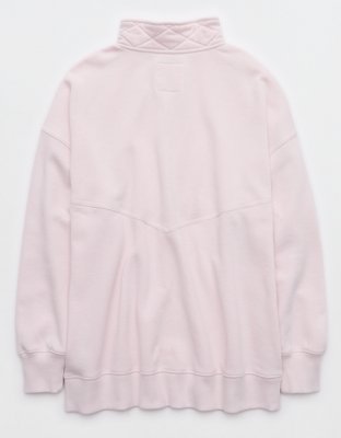 Aerie Oh Zip! Sweatshirt - Pink Petal