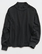 Aerie Layover Mockneck Sweatshirt - Smoked Gray