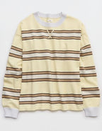 Aerie Sunday Soft Crew Sweater - Cozy Yellow
