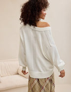Aerie Voop Sweater - Soft Muslin
