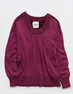 Aerie Voop Sweater - Royal Berry