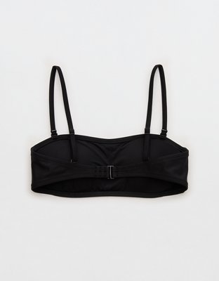 Aerie Strapless Bandeau Bikini Top - True Black