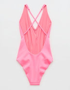 Left On Friday Weekender One Piece Suit - Dusty Pink