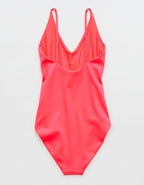 Left On Friday Sunday One Piece Suit - Calypso Red