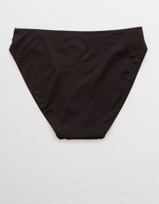 Slick Chicks Adaptive High Waisted Bikini Underwear - True Black
