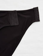 Slick Chicks Adaptive High Waisted Bikini Underwear - True Black