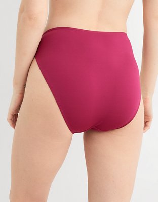 Slick Chicks Adaptive High Waisted Bikini Underwear - Plum