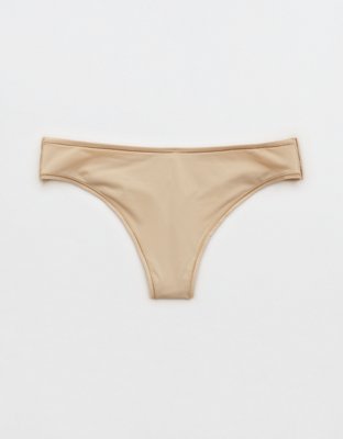 Slick Chicks Adaptive Thong Underwear - Beige