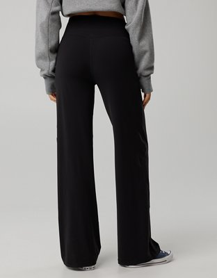 OFFLINE By Aerie Real Me XTRA High Waisted Trouser - True Black
