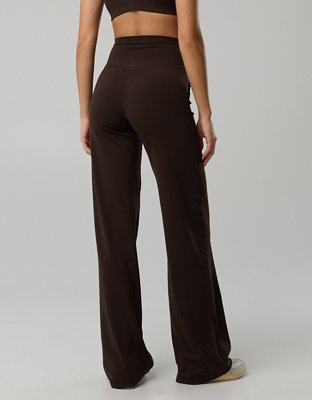 OFFLINE By Aerie Real Me XTRA High Waisted Trouser - Deep Earth