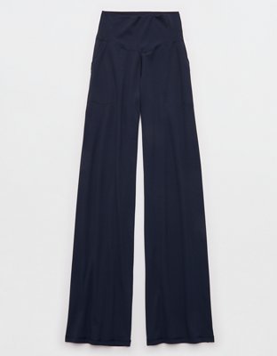 OFFLINE By Aerie Real Me XTRA High Waisted Trouser - Steel Blue
