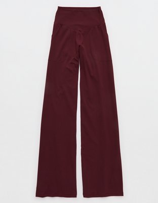 OFFLINE By Aerie Real Me XTRA High Waisted Trouser - Royal Berry