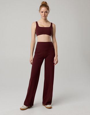 OFFLINE By Aerie Real Me XTRA High Waisted Trouser - Royal Berry