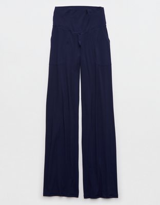 OFFLINE By Aerie Real Me XTRA High Waisted Trouser - Royal Navy