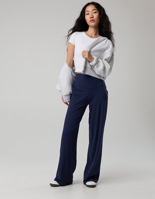 OFFLINE By Aerie Real Me XTRA High Waisted Trouser - Royal Navy