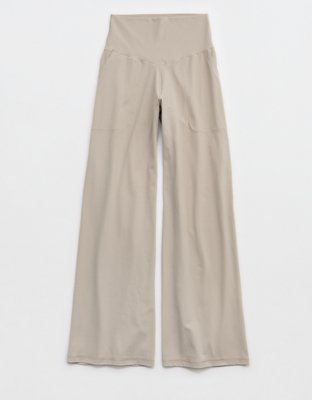 OFFLINE By Aerie Real Me XTRA High Waisted Crop Trouser - Stone Harbor