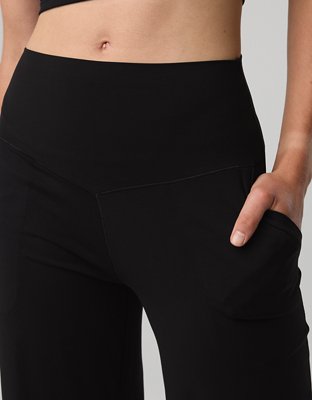 OFFLINE By Aerie Real Me XTRA High Waisted Crop Trouser - True Black