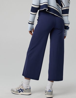 OFFLINE By Aerie Real Me XTRA High Waisted Crop Trouser - Royal Navy