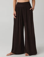 OFFLINE By Aerie The Hugger Go With The Flow Super Wide Leg Pant - Deep Earth