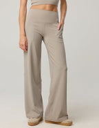 OFFLINE By Aerie Real Me XTRA High Waisted Tie Back Trouser - Stone Harbor