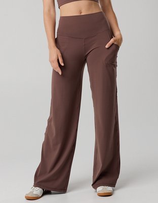 OFFLINE By Aerie Real Me XTRA High Waisted Tie Back Trouser - Relic