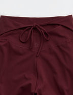 OFFLINE By Aerie Real Me XTRA High Waisted Tie Back Trouser - Royal Berry