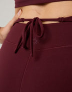 OFFLINE By Aerie Real Me XTRA High Waisted Tie Back Trouser - Royal Berry