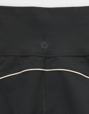 OFFLINE By Aerie The Hugger Piping Wide Leg Pant - Smoked Gray