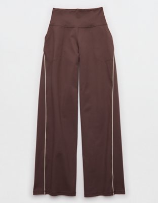 OFFLINE By Aerie The Hugger Piping Wide Leg Pant - Relic