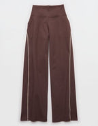 OFFLINE By Aerie The Hugger Piping Wide Leg Pant - Relic