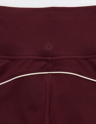 OFFLINE By Aerie The Hugger Piping Wide Leg Pant - Royal Berry