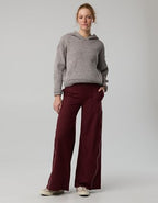 OFFLINE By Aerie The Hugger Piping Wide Leg Pant - Royal Berry