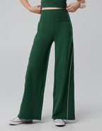 OFFLINE By Aerie The Hugger Piping Wide Leg Pant - Rugged Green