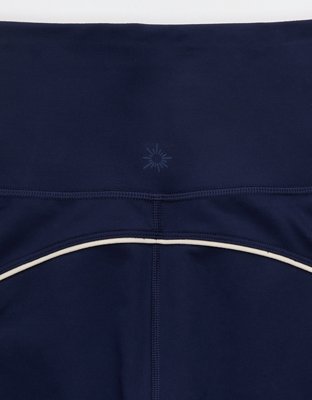 OFFLINE By Aerie The Hugger Piping Wide Leg Pant - Royal Navy