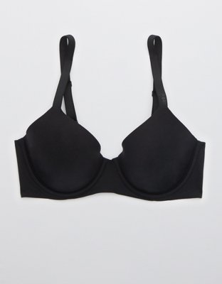 SMOOTHEZ Full Coverage Lightly Lined Bra - True Black