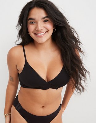 Slick Chicks Adaptive Lounge VELCRO® Brand Fasteners Bra - True Black