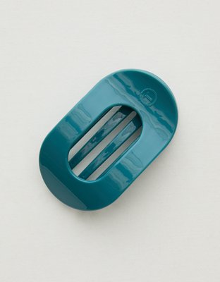 Teleties Large Flat Hair Clip - Teal