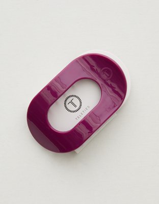 Teleties Large Flat Hair Clip - Maroon