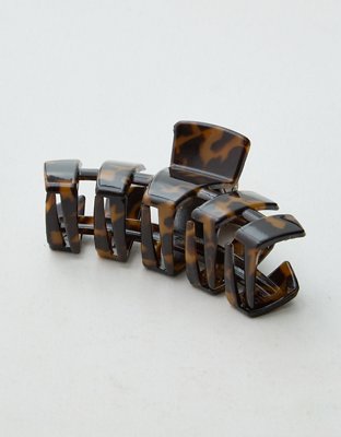 Teleties Tortoise Large Claw Hair Clip - Torte