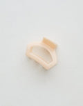 Teleties Petite Almond Claw Clip - Soft Muslin