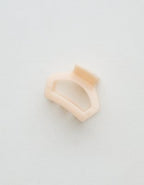 Teleties Petite Almond Claw Clip - Soft Muslin