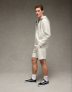AE 24/7 Sweat Short - Heather Frost