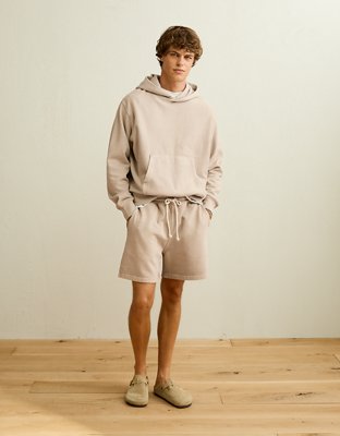 AE 5.5" Laidback Luxe Sweat Short - Dune Khaki
